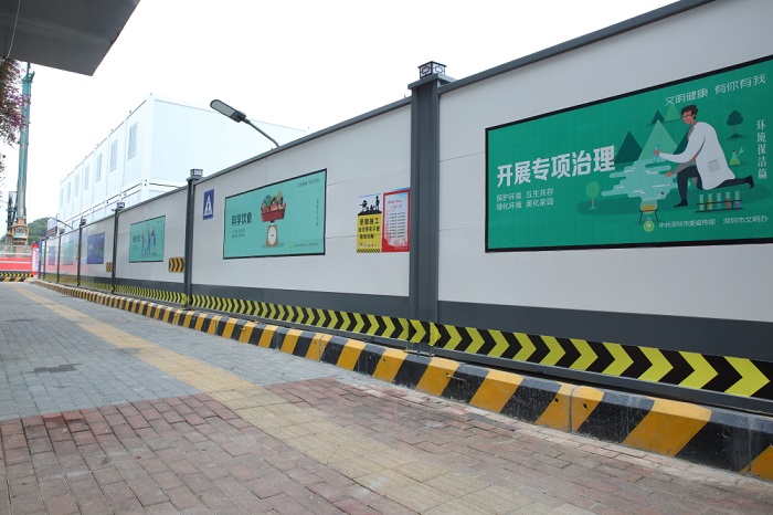 施工圍擋多少錢一米？專業的施工圍擋廠家告訴你